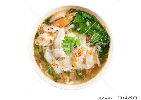 Chicken Kway Teow Soup 48329488