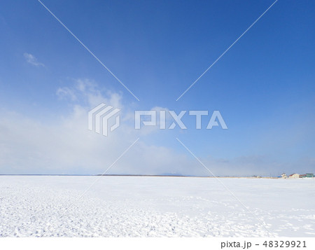 冬の野付半島 冬の野付半島 48329921