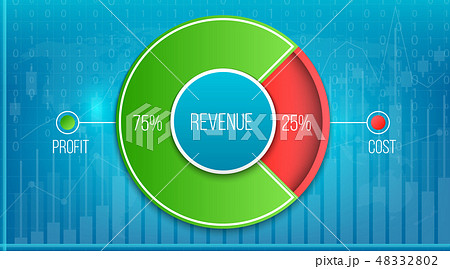 Creative Vector Illustration Of Revenue,...のイラスト素材 [48332802] - PIXTA