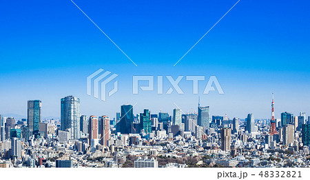 青空と東京シティビュー 青空と東京シティビュー 48332821