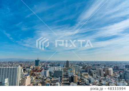 高崎駅前の都市風景【群馬県】 48333994