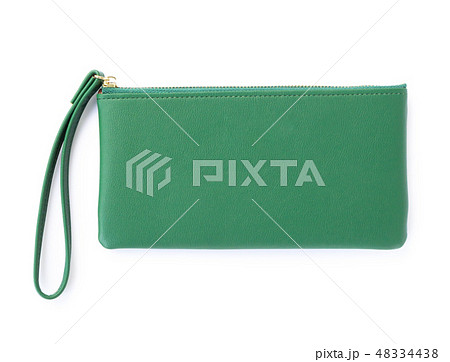 Closeup modern green woman wallet fashion Closeup modern green woman wallet fashion 48334438