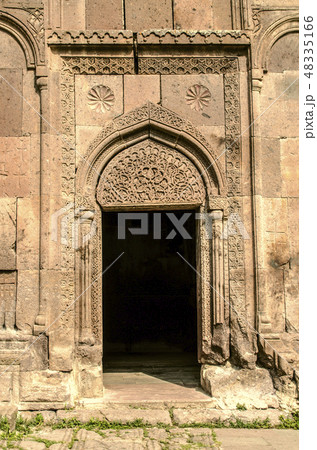 Oval engraving above the entrance in Church  48335166