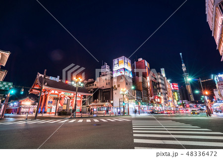 Kaminarimon Gate of Sensoji temple,雷門,淺草寺,東京,日本,景點 48336472