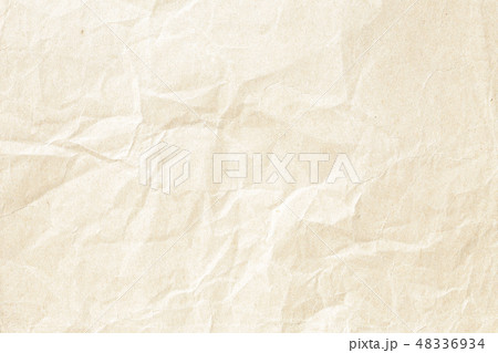 Crumpled brown background paper texture Crumpled brown background paper texture 48336934