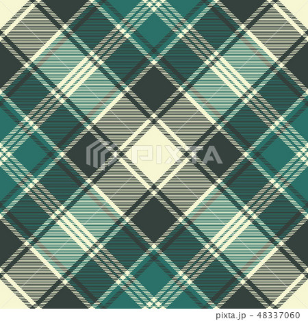 Green plaid fabric texture seamless pattern Green plaid fabric texture seamless pattern 48337060