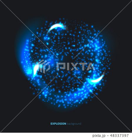 Glow shiny sparkles particles space star background Glow shiny sparkles particles space star background 48337397
