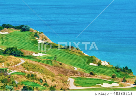 Golf Course on the Sea Shore Golf Course on the Sea Shore 48338213