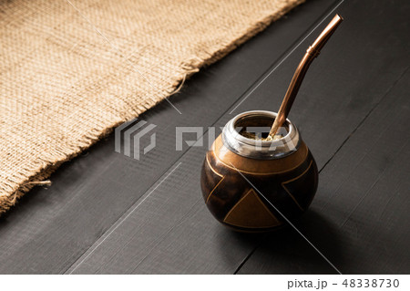 yerba mate drink concept photo 48338730