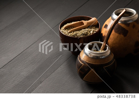yerba mate drink concept photo 48338738