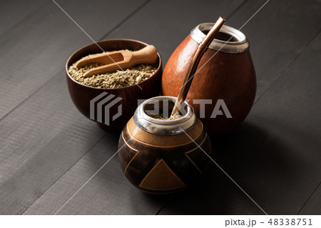 yerba mate drink concept photo 48338751