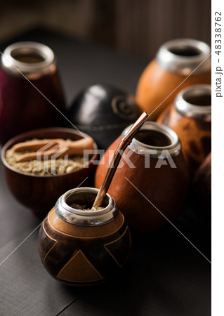 yerba mate drink concept photo 48338762