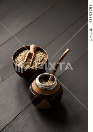 yerba mate drink concept photo 48338765