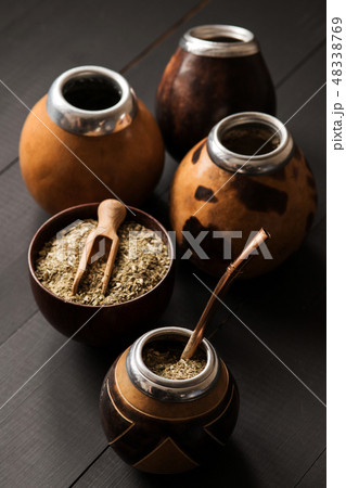 yerba mate drink concept photo 48338769