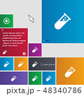 chemistry icon sign. buttons. Modern interface web 48340786