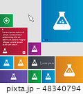 chemistry icon sign. buttons. Modern interface web 48340794
