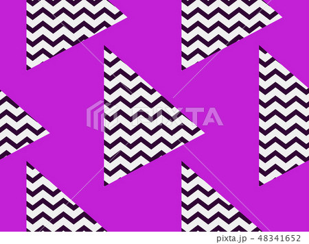 Zigzag seamless pattern with black and violet Zigzag seamless pattern with black and violet 48341652
