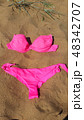 Pink bikini swimsuit 48342707