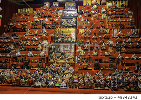 山口　長府　忌宮神社　大雛人形展 48343343