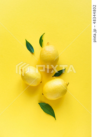 Lemons on yellow Lemons on yellow 48344802