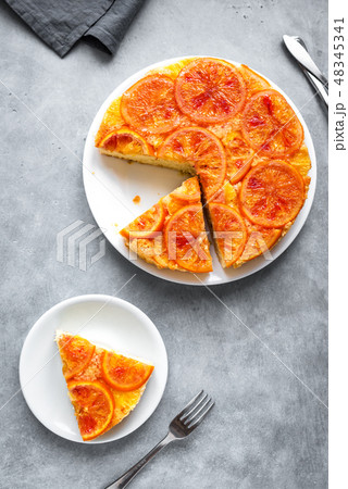 Upside down orange cake 48345341