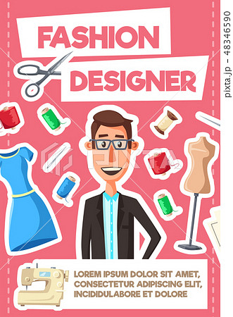 Fashion designer tailor or dressmaker profession Fashion designer tailor or dressmaker profession 48346590