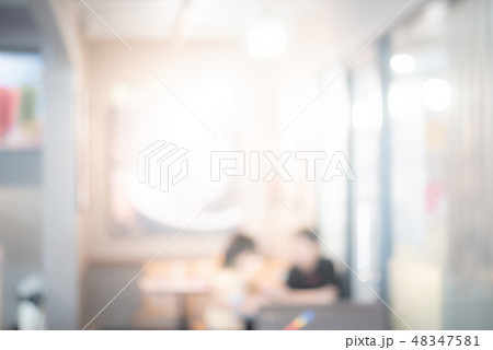 Abstract blurred restaurant and cafe background 48347581