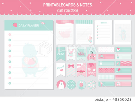 Set of animals and cute vector cards,bears,baby 48350023