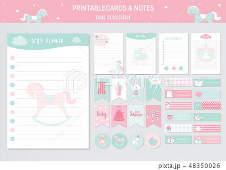 Set of animals and cute vector cards,bears,baby Set of animals and cute vector cards,bears,baby 48350026