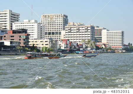 バンコクの川 チャオプラヤー川の写真素材 4531