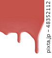 living coral, color of the 2019 year paint stroke 48352112