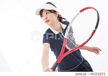 若い女性 テニス 若い女性 テニス 48353973