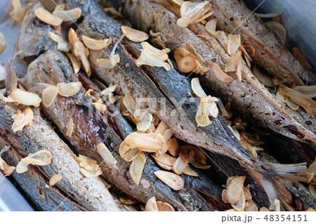 Fried fish thai food cooking Fried fish thai food cooking 48354151