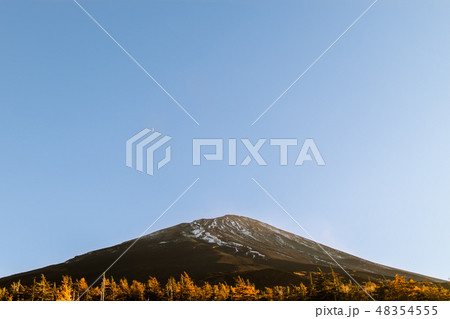 The tip of Mt. Fuji, take from the 5th stage 48354555