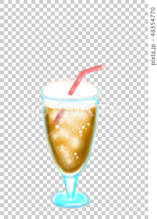 ソフトドリンク。手描き。 48354770