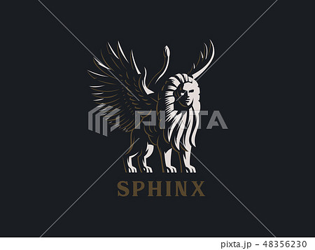 Sphinx. The mythical creature. 48356230