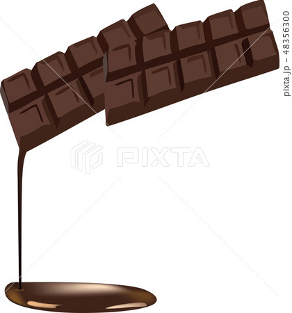 bar of dark chocolate 48356300
