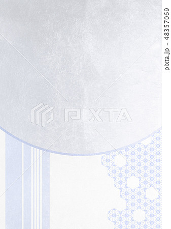 ライン 桜 銀青白 背景素材 のイラスト素材 48357069 Pixta