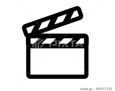 映画のカチンコアイコン 映画のカチンコアイコン 48357732