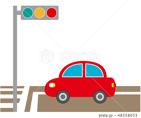 車 自動車 運転 信号機 信号 車 自動車 運転 信号機 信号 48358053