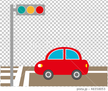 車 自動車 運転 信号機 信号 車 自動車 運転 信号機 信号 48358053