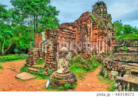 Ruins of a Hindu temple at My Son in Vietnam Ruins of a Hindu temple at My Son in Vietnam 48358072
