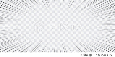 Comic book action lines. Speed lines Manga frame Comic book action lines. Speed lines Manga frame 48358315