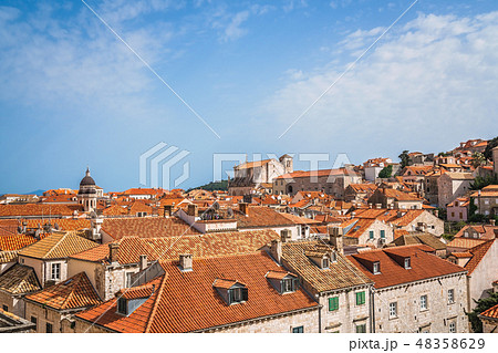 Panoramic view of Dubrovnik Old Town Panoramic view of Dubrovnik Old Town 48358629