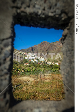 Hillside homes in the Valle Gran Rey 48358750