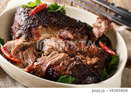 American food Pernil Asado shredded pork American food Pernil Asado shredded pork 48360808