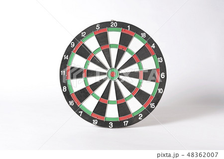 target dart board on gray background. 48362007