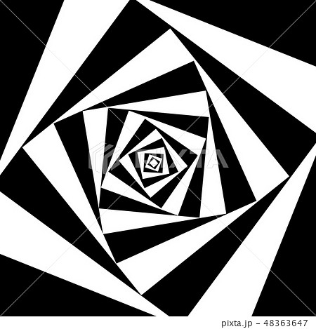 Square rotate black and white abstract background. Square rotate black and white abstract background. 48363647