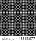 Circle black and white pattern background. 48363677