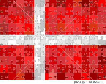 Denmark flag made of puzzle background Denmark flag made of puzzle background 48366286